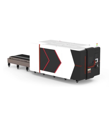 Vláknový laser pro řezání plechů s výměnným stolem uzavřený 3000W