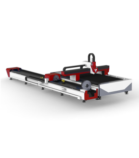 Laser Fiber Combo pentru tăierea tablei metalice cu masă rotativă pentru țevi și profile